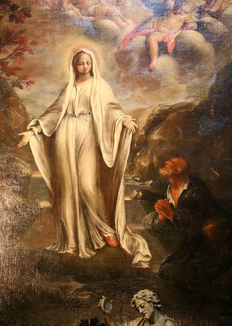 Apparizione della Vergine - San Giovanni Battista in San Domenico (Savona)